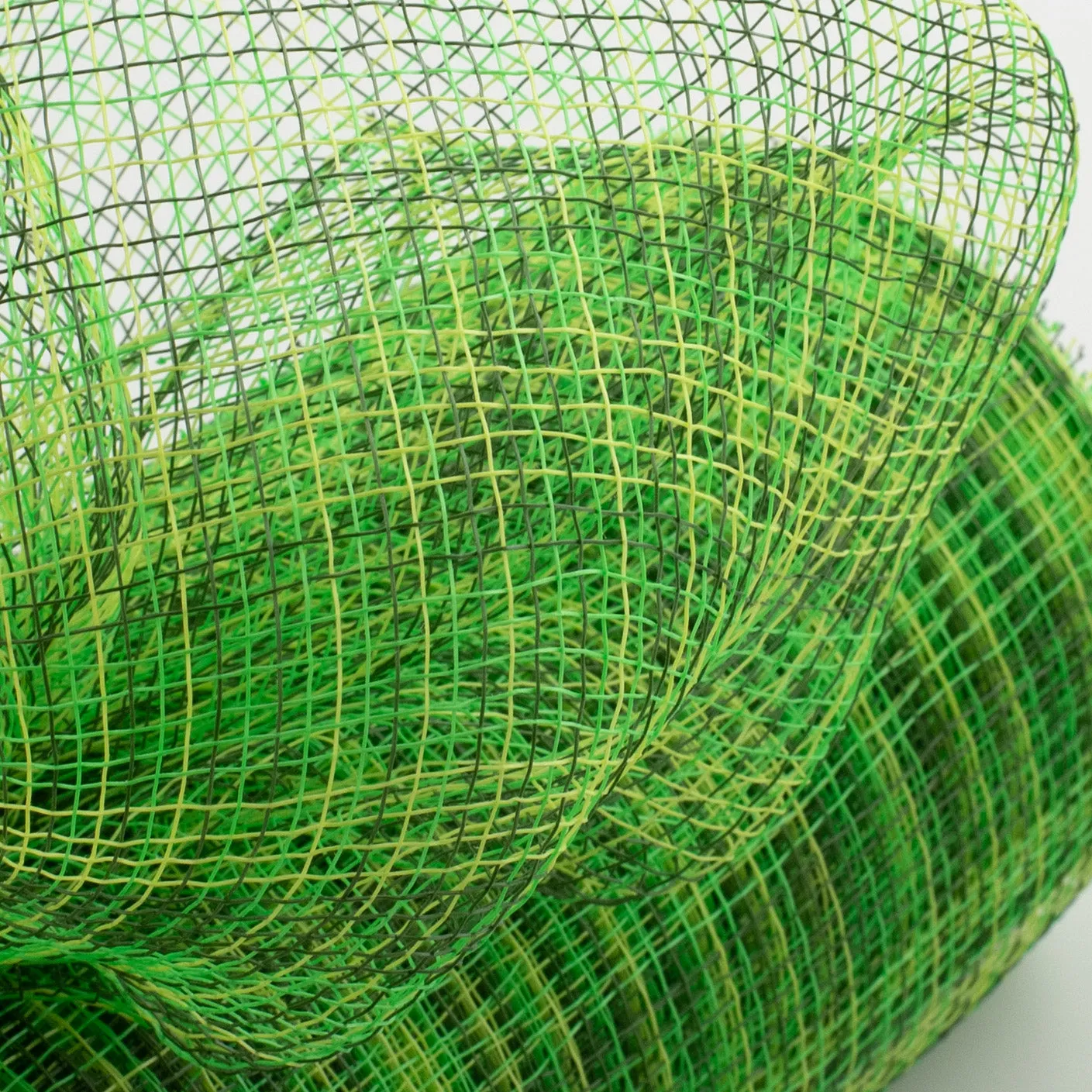 10" Multi Stripe Mesh: Moss, Lime, Apple