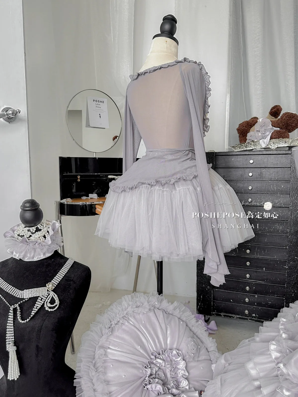 (BFM)POSHEPOSE~Victorian times with You~Elegant Gorgeous Lolita Dress for Summer Wear