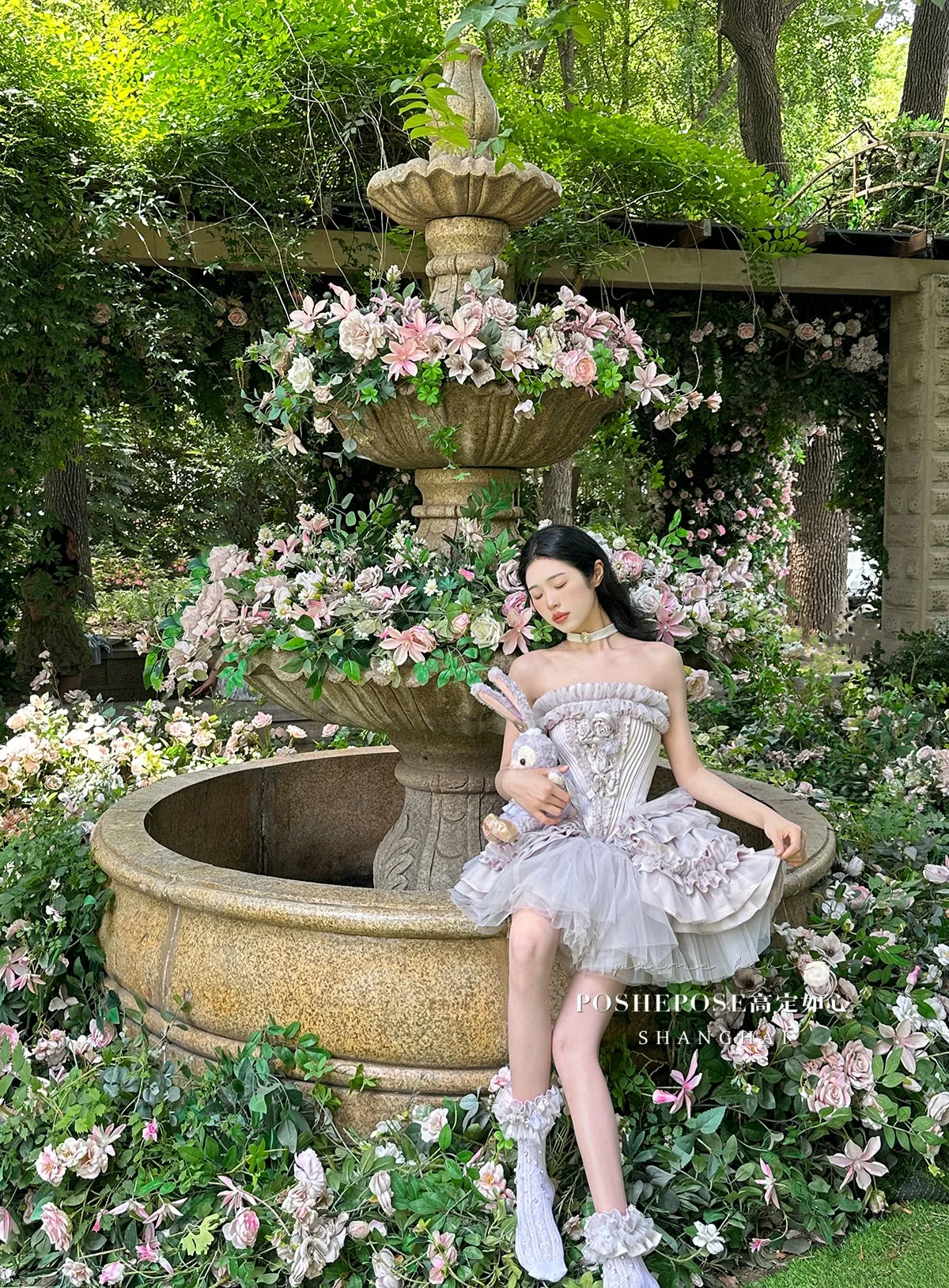 (BFM)POSHEPOSE~Victorian times with You~Elegant Gorgeous Lolita Dress for Summer Wear
