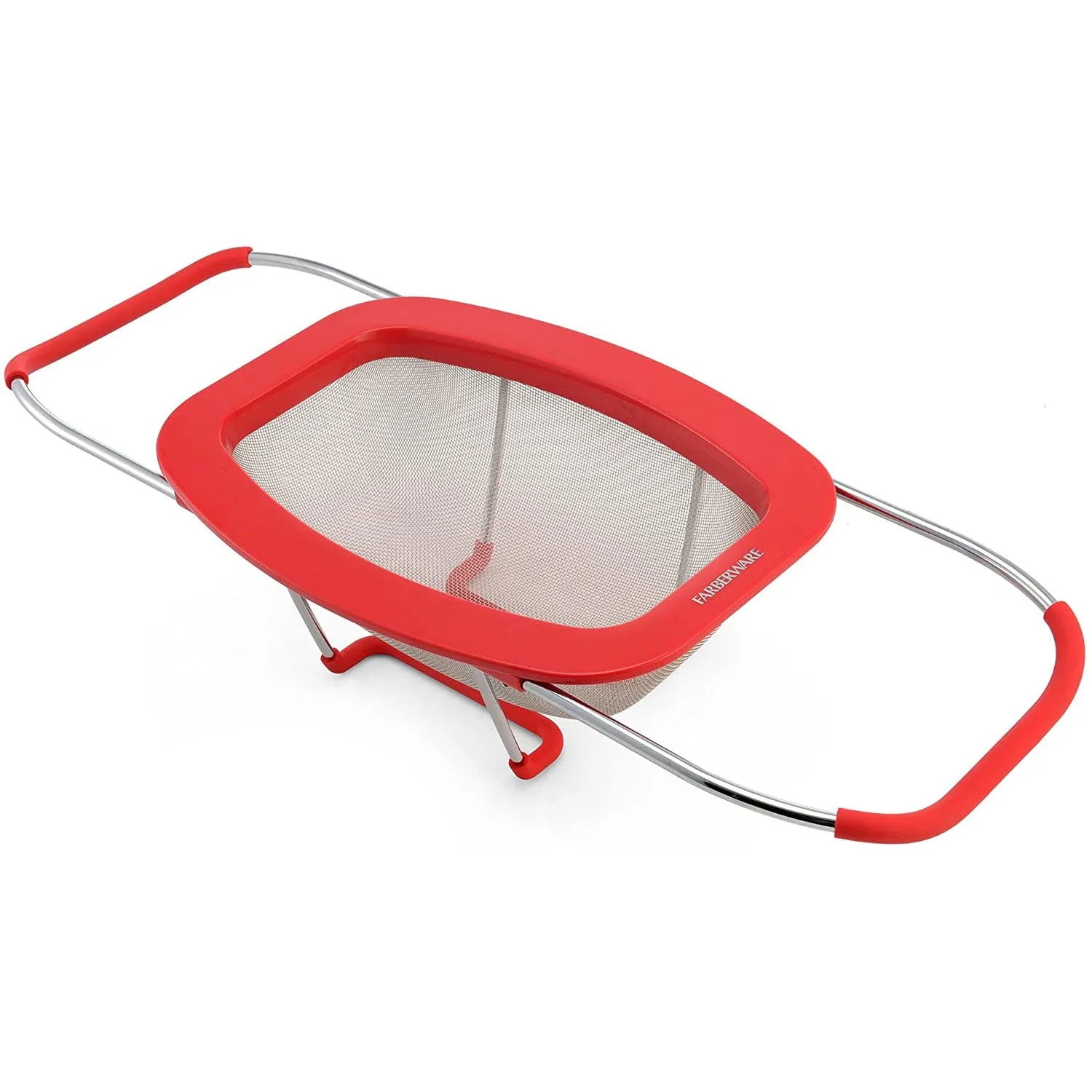 EXPANDABLE COLANDER RED