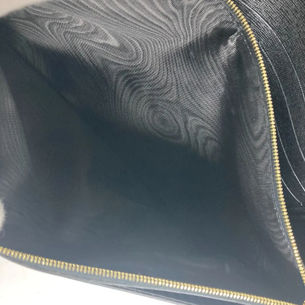 FENDI Clutch bag 8M0312 leather black flap To joule mens Used