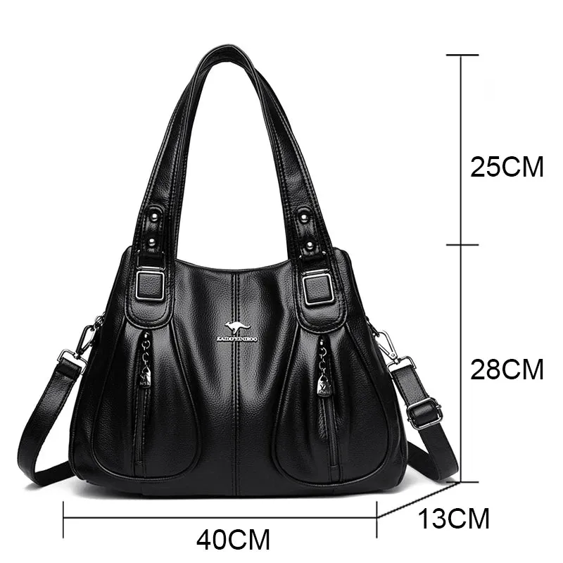 Genuine Leather Satchel Bag