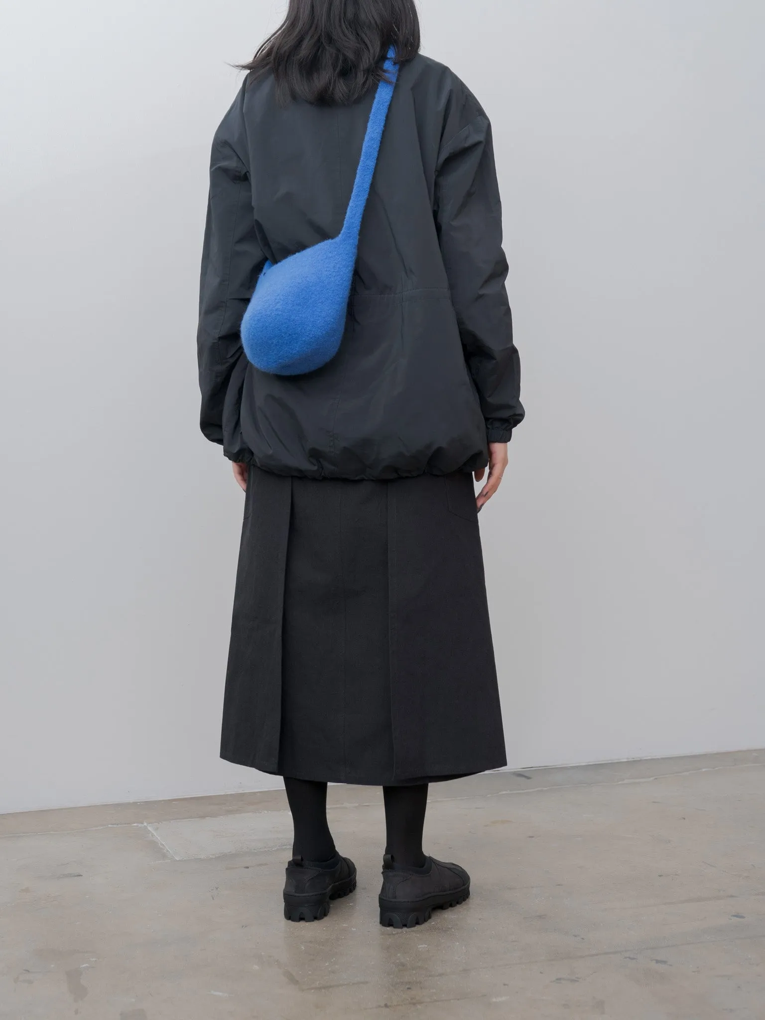 Long Strap Smallest Bucket Bag - Bluebell