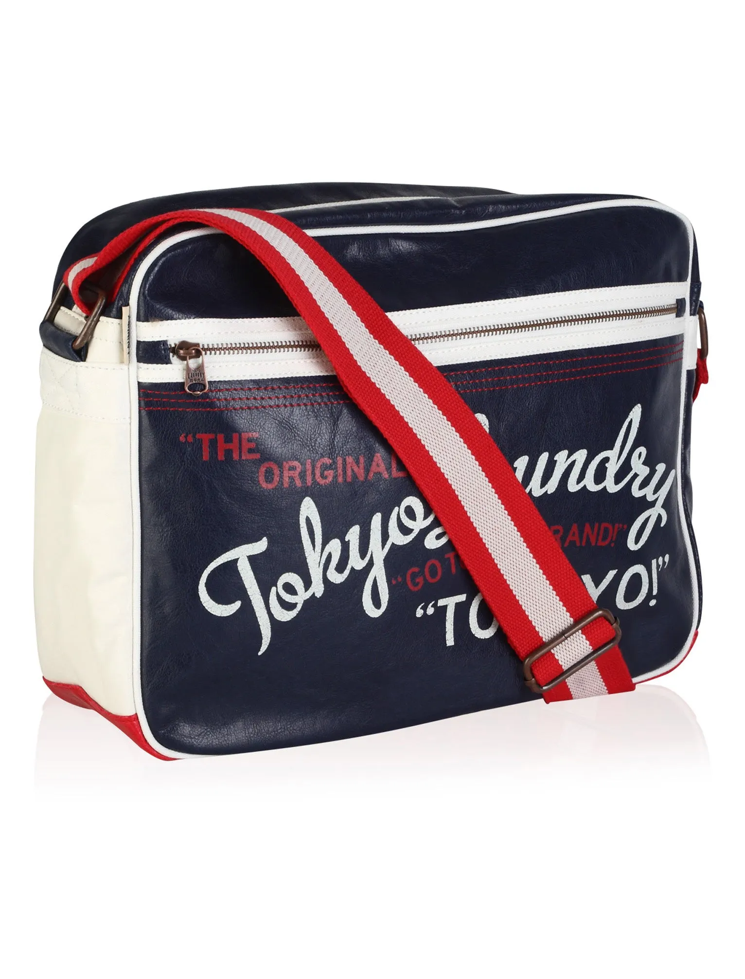 Tokyo Laundry Messenger Bag in Blue