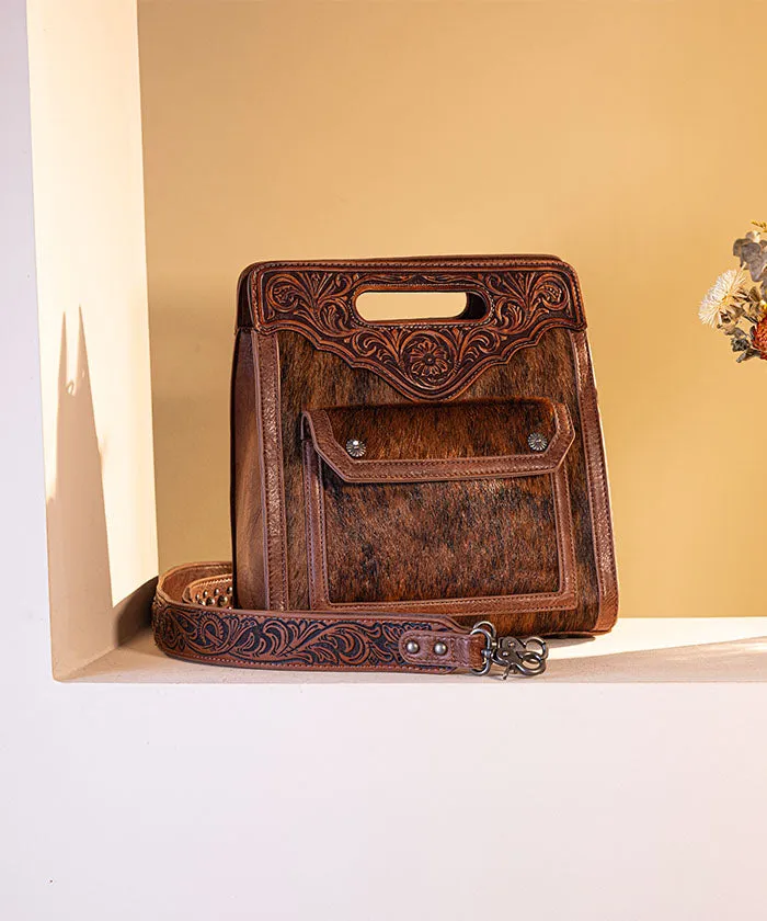 Trinity Ranch Cowhide Crossbody Bag