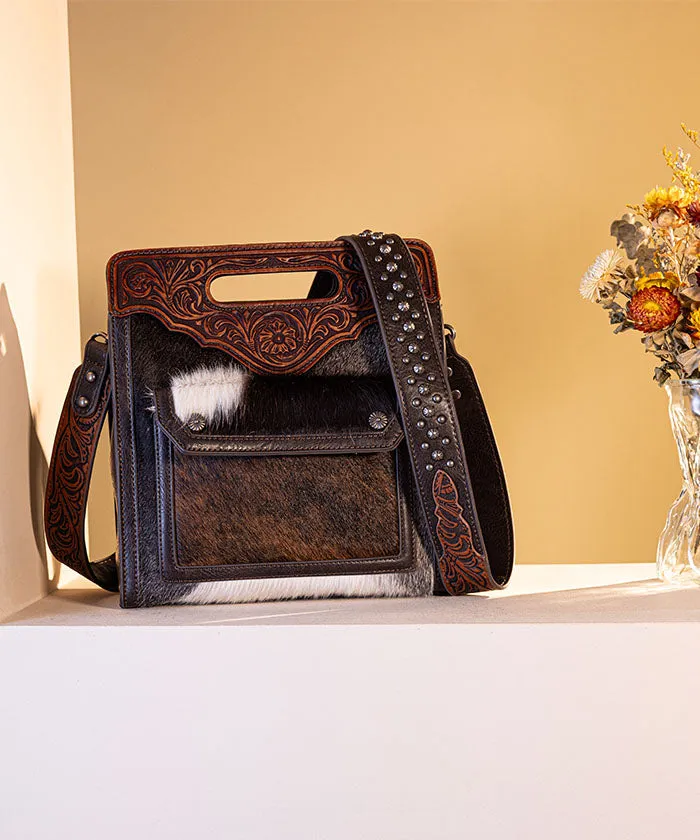 Trinity Ranch Cowhide Crossbody Bag