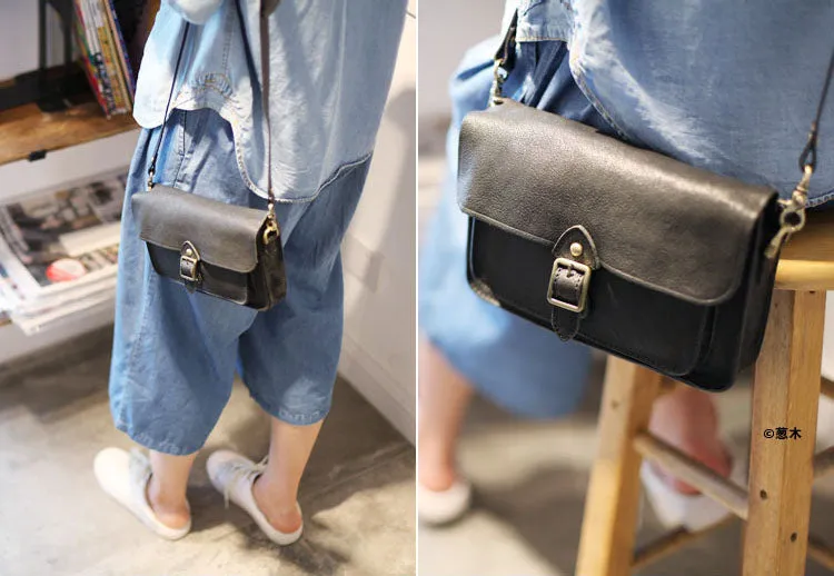 Womens Satchel Bag Handmade Leather Crossbody Bag For Women