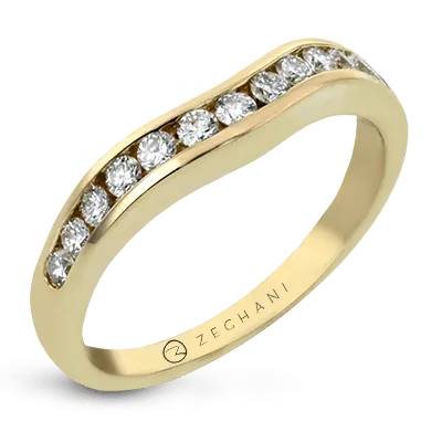 ZR401 Anniversary Ring in 14k Gold with Diamonds